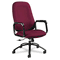 Global Max Series High-Back Pneumatic Tilt Chair, Burgundy Fabric, Black Frame GLB53804BKJN07
