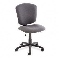 Global Supra X Medium-Back Task Chair, Stone Upholstery Fabric GLB53376BKPB04