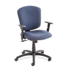Global Supra X Medium-Back Tilter Chair, Ocean Fabric GLB53363BKPB08