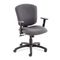 Global Supra X Medium-Back Tilter Chair, Stone Fabric GLB53363BKPB04