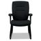 Global Synopsis Series Guest Arm Chair With Sled Base, Black GLB5092BKS110