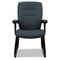 Global Synopsis Series Guest Arm Chair With Sled Base, Graphite GLB5092BKS111
