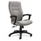 Global Synopsis Series High-Back Tilter Chair, Black Arms/Base, Graphite Fabric GLB50904BKS111