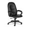 Global Tamiri Series High-Back Tilt Chair, 25 x 27 x 45, Black Leather, Black Frame GLB4526450550