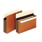 Globe-Weis 3 1/2 Inch Expansion Accordion Pocket, Straight, Redrope, Letter, Red, 25/Box GLWC1524EHD