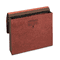 Globe-Weis 3 1/2 Inch Expansion Accordion Wallets, Straight, Redrope, Letter, Brown GLWCL1053ELHD