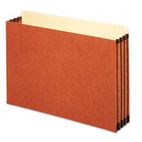 Globe-Weis 3 1/2 Inch Expansion File Cabinet Pocket, Straight, Legal, Redrope, 10/Box GLWFC1526E