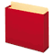 Globe-Weis 3 1/2 Inch Expansion File Cabinet Pockets, Straight, Letter, Red, 10/Box GLWFC1524ERED