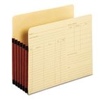 Globe-Weis 5 1/4" Expansion Project Pocket, Straight Cut, Letter, Manila, 10/Box GLW1534GPP