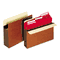 Globe-Weis 5 1/4 Inch Expansion Accordion Pocket, Straight, Redrope, Letter, Red, 10/Box GLWC1535GHD