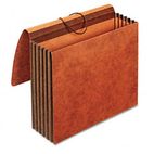 Globe-Weis 5 1/4 Inch Expansion Accordion Wallet, Straight, Redrope, Letter, Red GLWCL1073GLHD