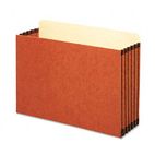 Globe-Weis 5 1/4 Inch Expansion File Cabinet Pocket, Straight, Legal, Redrope, 10/Box GLWFC1536G