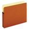 Globe-Weis Bulk File Pockets, 1 3/4" Expansion, Letter, Redrope, 50/BX GLW63214B