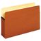 Globe-Weis Bulk File Pockets, 3 1/2" Expansion, Legal, Redrope, 50/BX GLW64224B