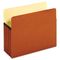 Globe-Weis Bulk File Pockets, 5 1/4" Expansion, Letter, Redrope, 50/BX GLW63234B