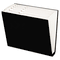 Globe-Weis Case File, 12 Pocket, 3/4" exp., Letter, Black, 1/ea GLW20530