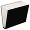 Globe-Weis Case File, 12 Pocket, 3/4" exp., Letter, Black, 1/ea GLW20530