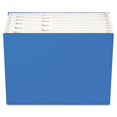 Globe-Weis Case File, 12 Pocket, 3/4" exp., Letter, Blue, 1/ea GLW20527