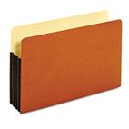 Globe-Weis Drop Front Expanding File Pocket, Top Tab, 3 1/2 Inch, Legal, Brown, 10/Box GLW64264