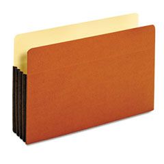 Globe-Weis Drop Front Expanding File Pocket, Top Tab, 3 1/2 Inch, Legal, Brown, 10/Box GLW64264