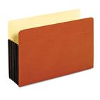 Globe-Weis Drop Front Expanding File Pocket, Top Tab, 5 1/4 Inch, Legal, Brown, 10/Box GLW64274