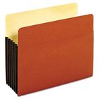 Globe-Weis Drop Front Expanding File Pocket, Top Tab, 5 1/4 Inch, Letter, Brown, 10/Box GLW63274
