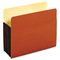 Globe-Weis Drop Front Expanding File Pocket, Top Tab, 5 1/4 Inch, Letter, Brown, 10/Box GLW63274