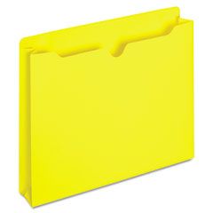 Globe-Weis File Jacket, Two Inch Expansion, Letter, Yellow, 50/Box GLWB3043DTYEL