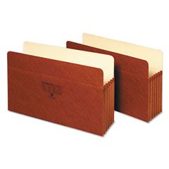 Globe-Weis Five Inch Expansion Accordion Pocket, Straight, Manila/Redrope, Legal, Brown GLW1536G