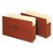 Globe-Weis Five Inch Expansion Accordion Pocket, Straight, Manila/Redrope, Legal, Brown GLW1536G