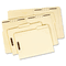 Globe-Weis Folder, One Fastener, 1/3 Cut Top Tab, Letter, 18 Point, Manila, 50/Box GLW1453418PT
