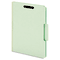Globe-Weis Folders, One Inch Expansion, Two Fasteners, 1/3 Cut, Letter, Green, 25/Box GLW24931
