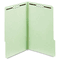 Globe-Weis Folders, Three Inch Expansion, Two Fasteners, 1/3 Cut Tab, Legal, Green, 25/Box GLW29944