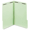 Globe-Weis Folders, Two Inch Expansion, Two Fasteners, 1/3 Cut Tab, Legal, Green, 25/Box GLW29934