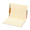 Globe-Weis Manila End Tab Folder, One Fastener, Straight Tab, Letter, 50/Box GLW44110