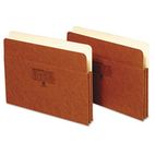 Globe-Weis One Inch Expansion Accordion Pocket, Straight, Manila/Redrope, Letter, Brown GLW1514C