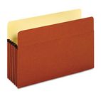 Globe-Weis Standard Expanding File Pocket, Top Tab, 5 1/4 Inch, Legal, Brown, 10/Box GLW64234
