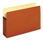 Globe-Weis Standard File Pocket, Brown, 3 1/2 Inch Expansion, Legal GLW64224