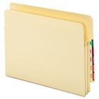 Globe-Weis Standard File Pocket, Manila, 1 3/4" Exp., Letter GLW65114