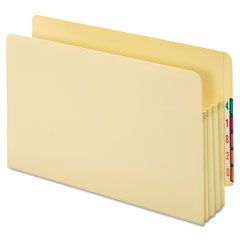 Globe-Weis Standard File Pocket, Manila, 3 1/2" Exp., Legal GLW66124