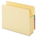 Globe-Weis Standard File Pocket, Manila, 3 1/2" Exp., Letter GLW65124