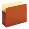 Globe-Weis Standard File Pockets, Redrope, 5 1/4 Inch Expansion, Letter, Brown, 10/Box GLW63234