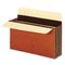 Globe-Weis Wide 3 1/2 Inch Expansion Accordion Pocket, Letter, Redrope, 10/Box GLWC1525EHD