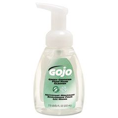 GOJO Green Certified Foam Soap, Fragrance-Free, Clear, 7.5 oz. Pump Bottle GOJ571506