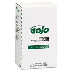 GOJO MULTI GREEN Hand Cleaner Refill, 2000 mL, Citrus Scent, Green, 4/Carton GOJ7265