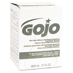 GOJO Ultra Mild Lotion Soap w/Chloroxylenol Refill, Lightly Scented, 800-ml GOJ921212EA