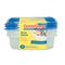 GoodSense Entre Container, 25 oz, Clear, 3/Pack WBIGDS12DCE3