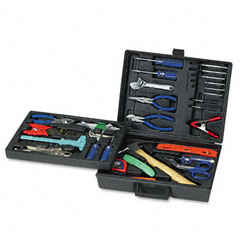 Great Neck 110-Piece Home/Office Tool Kit, Drop Forged Steel Tools, Black Plastic Case GNSTK110