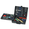 Great Neck 110-Piece Home/Office Tool Kit, Drop Forged Steel Tools, Black Plastic Case GNSTK110