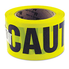 Great Neck Caution Safety Tape, Non-Adhesive, 3" x 1000' GNS10379